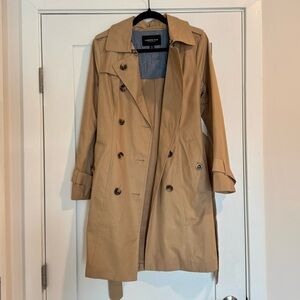 London Fog Women's Tan Trench Coat size PS